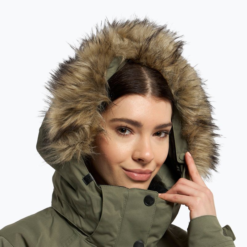 Dámska snowboardová bunda ROXY Meade 2021 deep lichen green 5