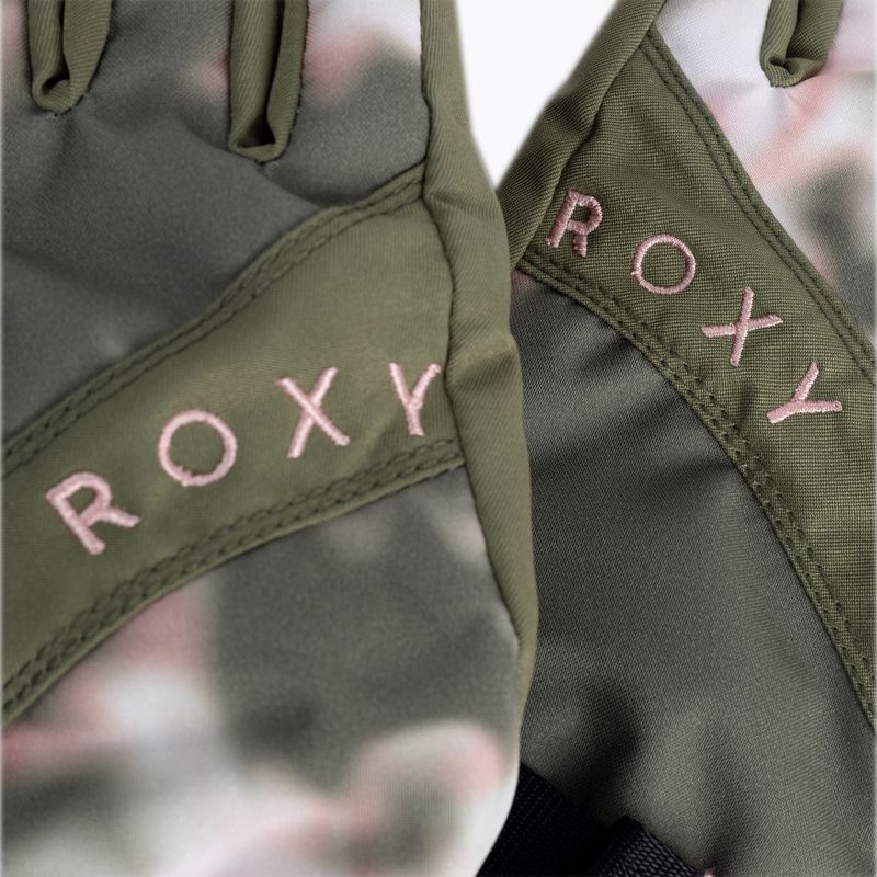 Dámske rukavice na snowboard ROXY Jetty 2021 deep lichen green nimal 4