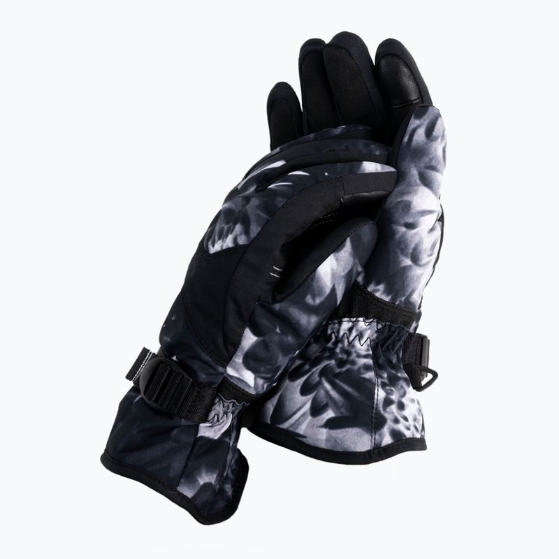 Dámske rukavice na snowboard ROXY Jetty 2021 true black future flower