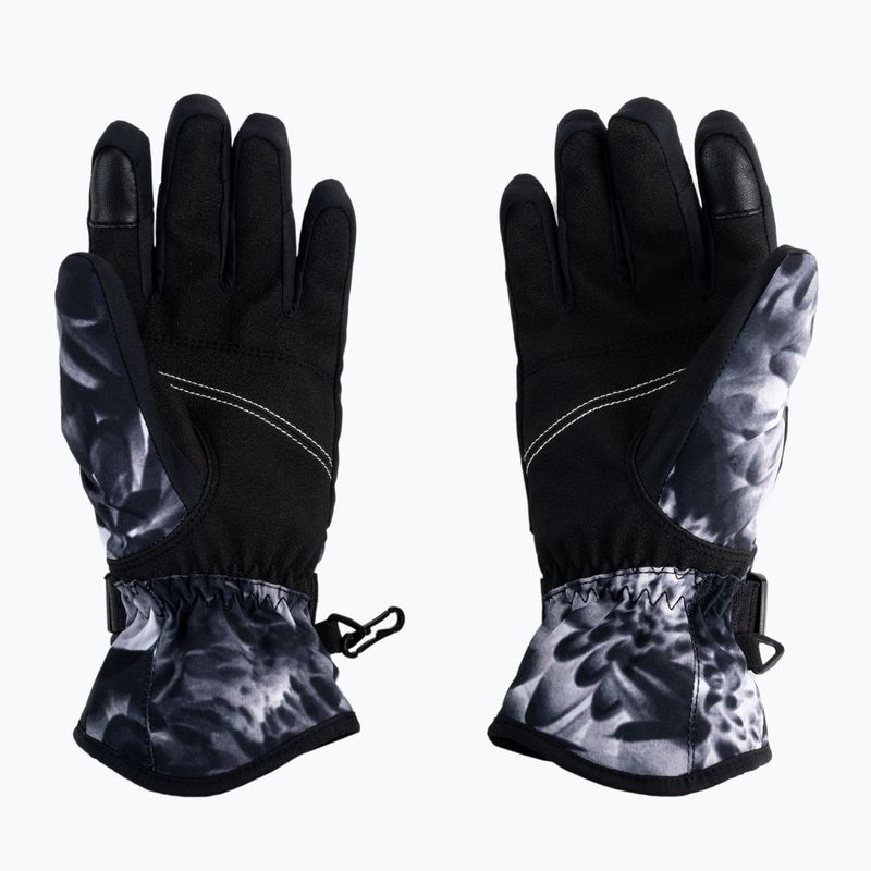 Dámske rukavice na snowboard ROXY Jetty 2021 true black future flower 2