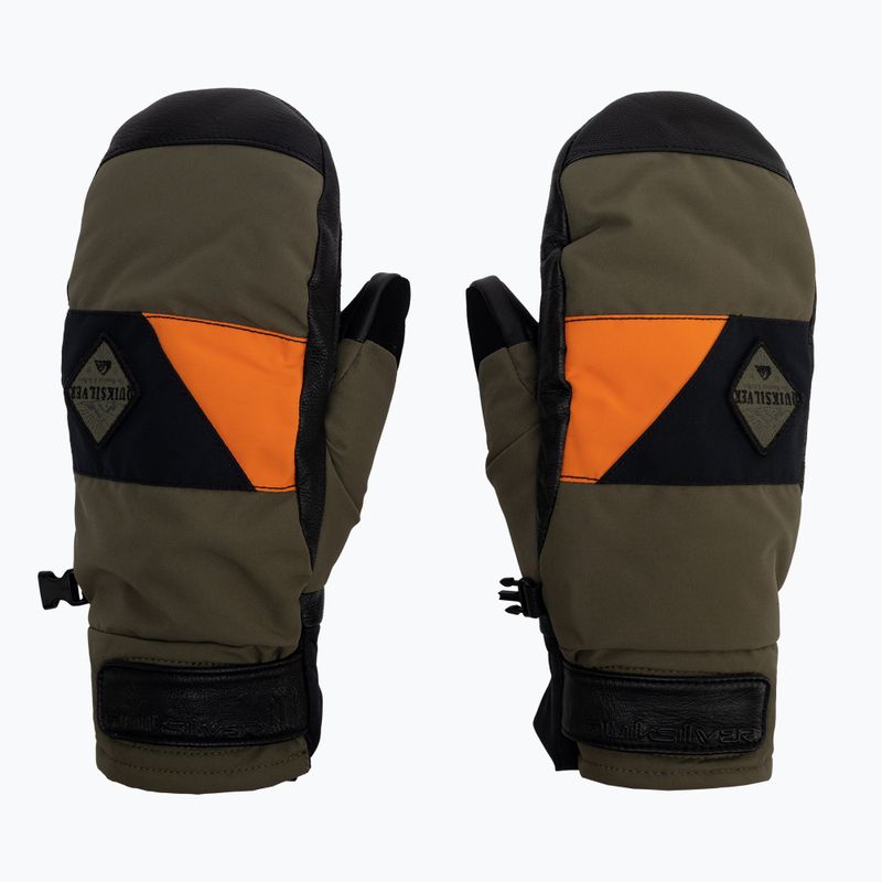 Quiksilver Squad Mitt Green EQYHN3161 Snowboardové rukavice 2