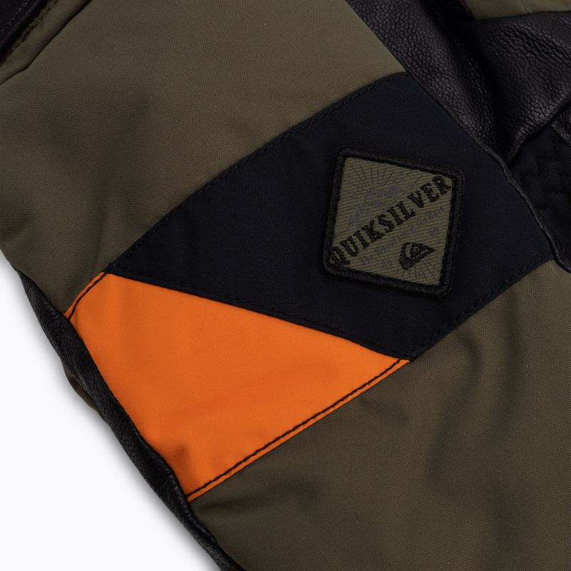 Quiksilver Squad Mitt Green EQYHN3161 Snowboardové rukavice 4