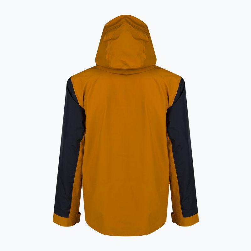 Pánska snowboardová bunda Quiksilver Hlpro S Carlson 3l Gore-Tex žlto-čierna EQYTJ3383 4