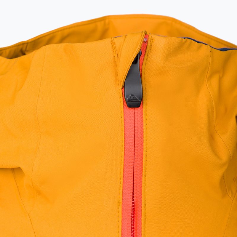 Detská snowboardová bunda Quiksilver Kai Jones Ambition oranžovo-tmavomodrá EQBTJ3169 4