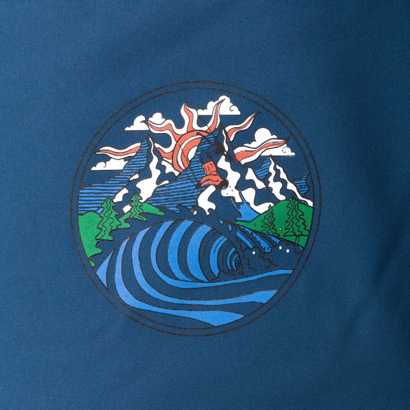 Detská snowboardová bunda Quiksilver Kai Jones Ambition oranžovo-tmavomodrá EQBTJ3169 7