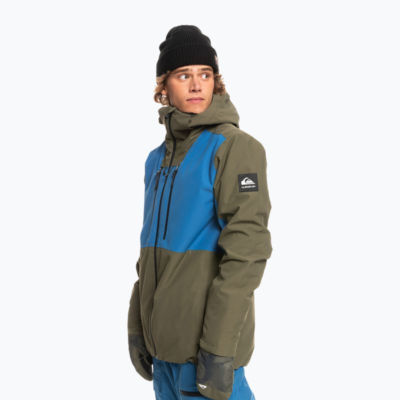 Pánska snowboardová bunda Quiksilver Muldrow zelená EQYTJ3376 4
