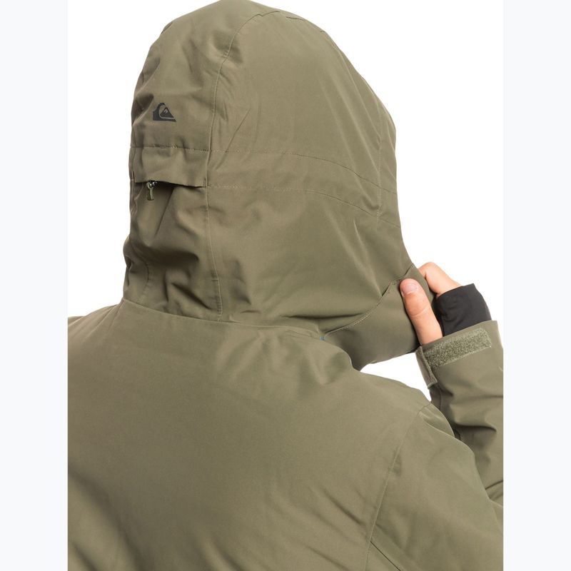 Pánska snowboardová bunda Quiksilver Muldrow zelená EQYTJ3376 11