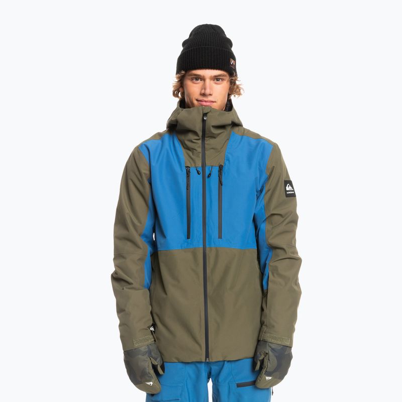 Pánska snowboardová bunda Quiksilver Muldrow zelená EQYTJ3376 6