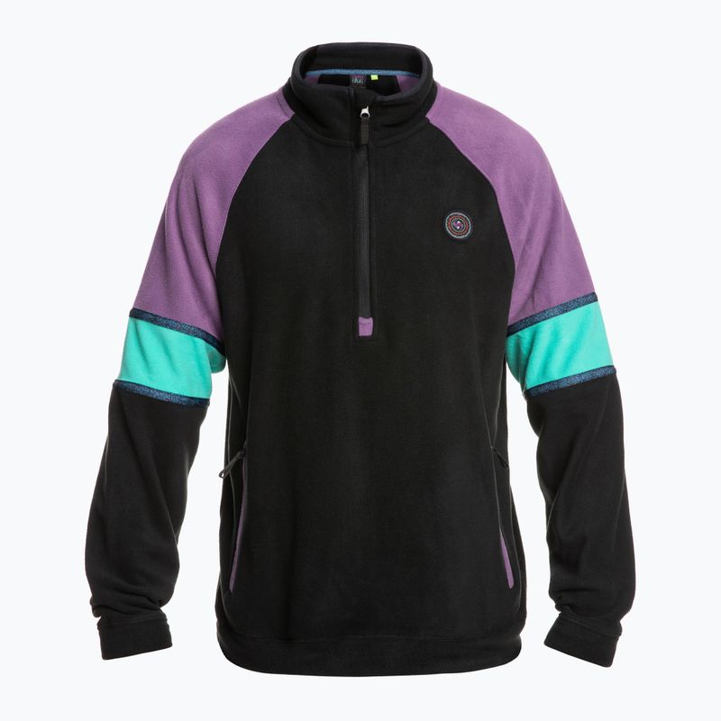 Pánska snowboardová mikina Quiksilver Powder Chaser čierna EQYFT4561