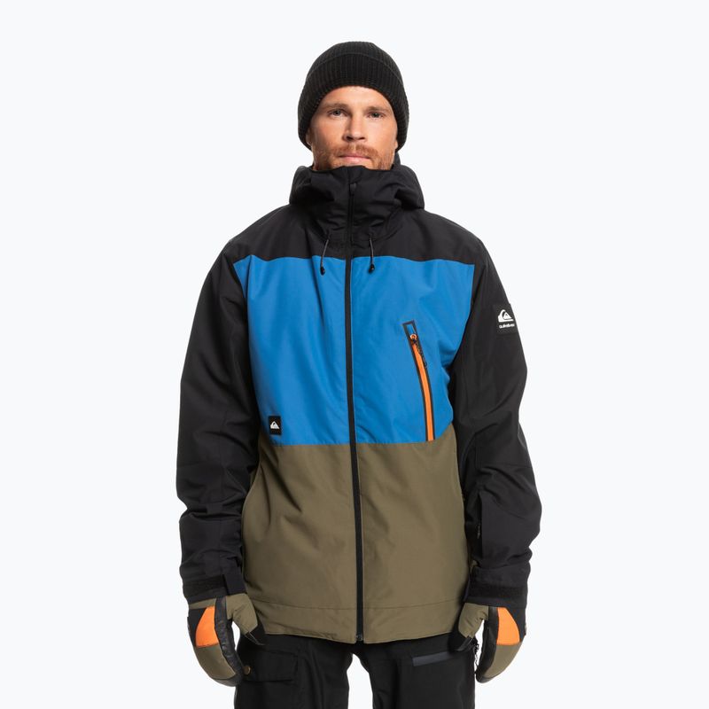 Pánska snowboardová bunda Quiksilver Sycamore čierno-modrá EQYTJ3335 5