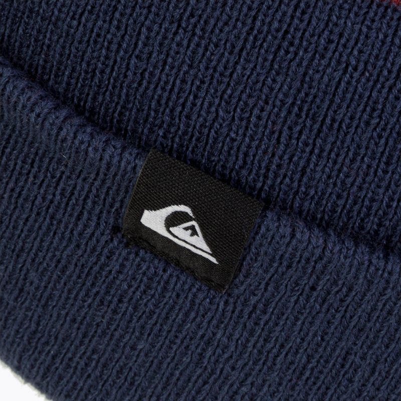 Snowboardová čiapka Quiksilver Summit tmavomodro-bordová EQYHA336 3