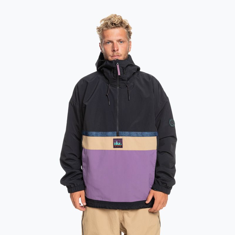 Pánska snowboardová bunda Quiksilver Steeze čierna EQYTJ3365