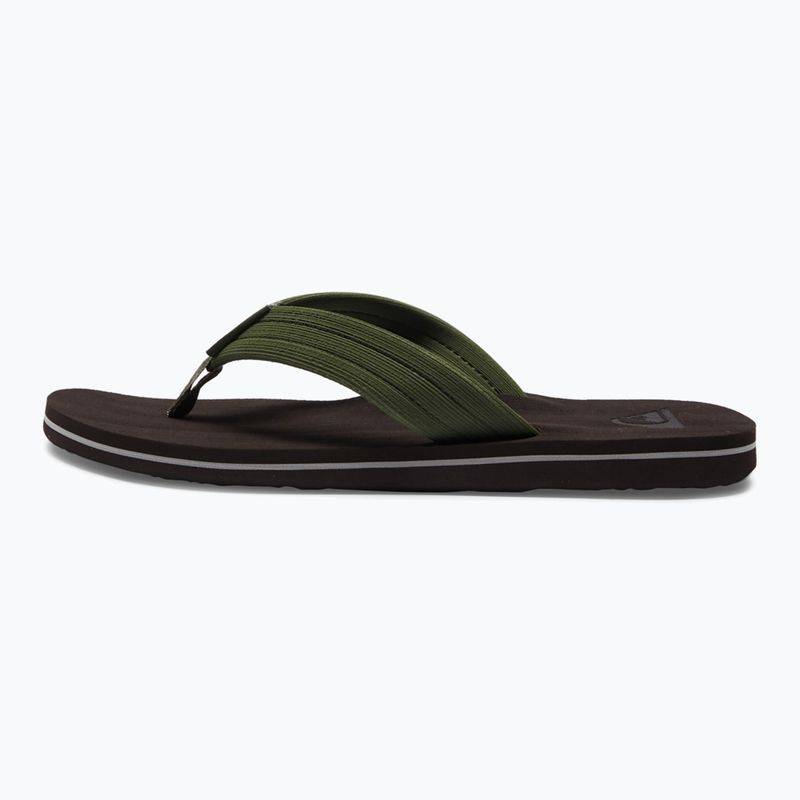 Quiksilver pánske žabky Molokai Layback Textured brown AQYL101266 11