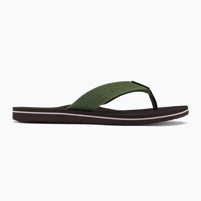 Quiksilver pánske žabky Molokai Layback Textured brown AQYL101266 2