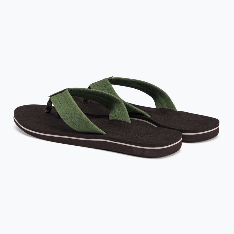 Quiksilver pánske žabky Molokai Layback Textured brown AQYL101266 3