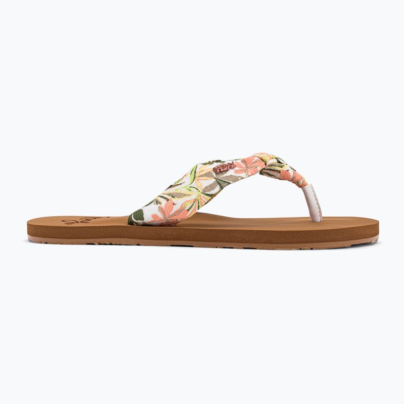 Dámske žabky ROXY Paia IV 2021 white/pink 2