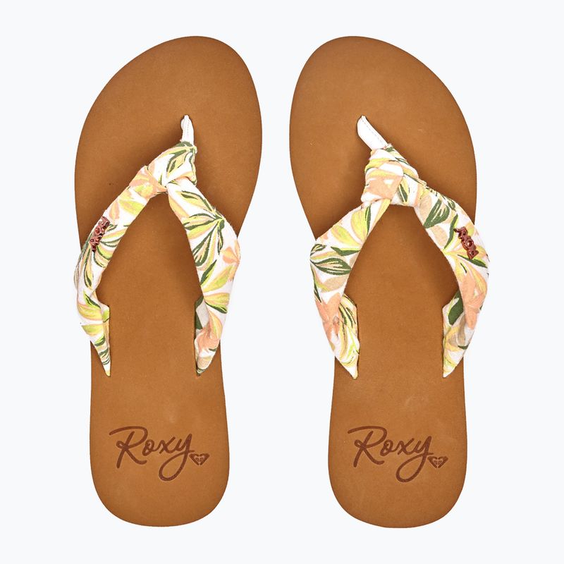 Dámske žabky ROXY Paia IV 2021 white/pink 12