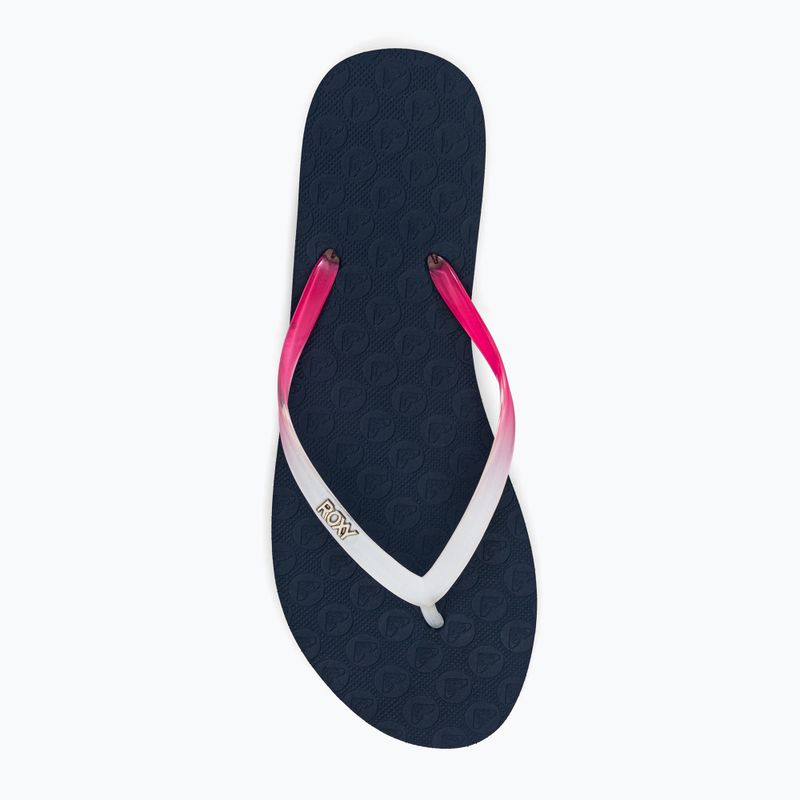 Dámske žabky ROXY Viva Gradient 2021 navy/ orange 6