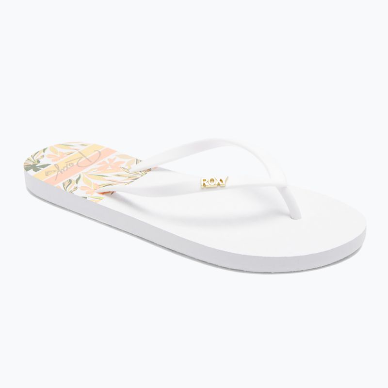 Dámske žabky ROXY Viva Printed 2021 white 9