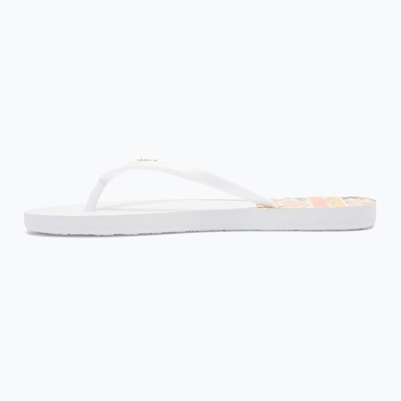 Dámske žabky ROXY Viva Printed 2021 white 11