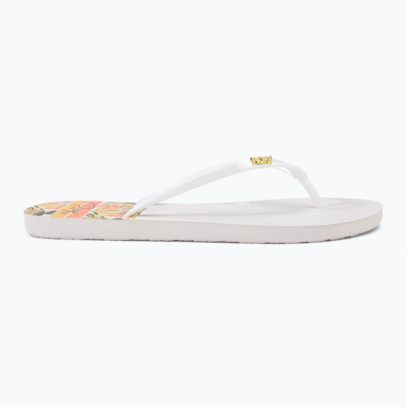 Dámske žabky ROXY Viva Printed 2021 white 2