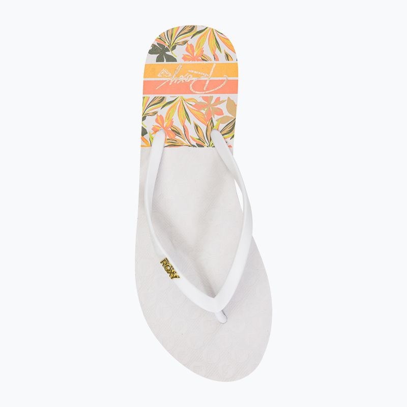 Dámske žabky ROXY Viva Printed 2021 white 6