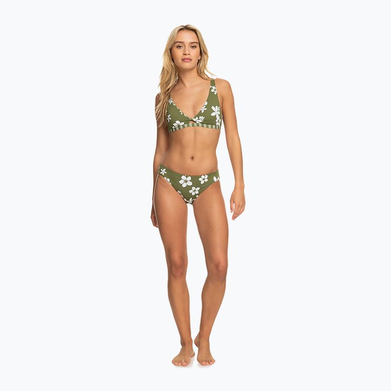 Vrchný diel plaviek ROXY Retro Revo Twist Bra 2021 loden green surfrider spirit s 7