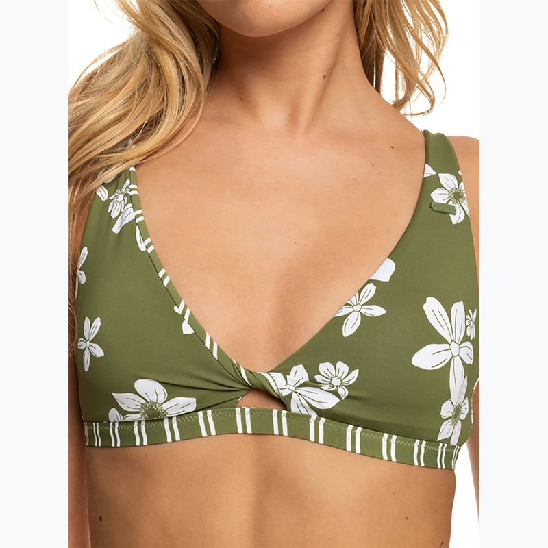 Vrchný diel plaviek ROXY Retro Revo Twist Bra 2021 loden green surfrider spirit s 9