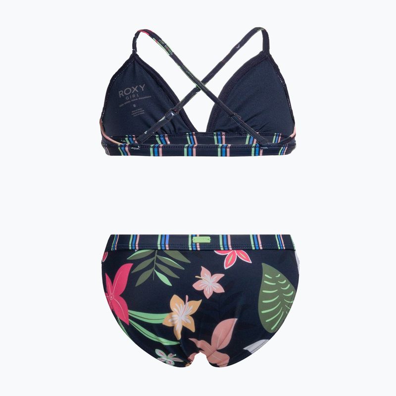 Detské dvojdielne plavky ROXY Vacay For Life Athletic Set 2021 mood indigo alma swim 2