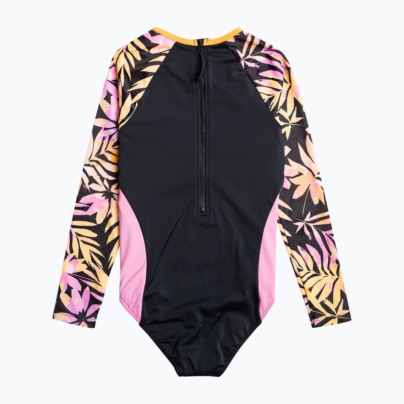 ROXY Active Joy detské plavecké body antracitová zebra jungle girl 2