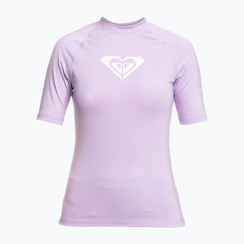 Dámske plavecké tričko ROXY Whole Hearted 2021 purple rose 6
