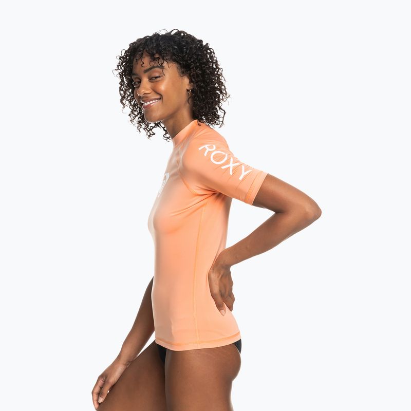 Dámske plavkové tričko ROXY Whole Hearted papaya punch 3