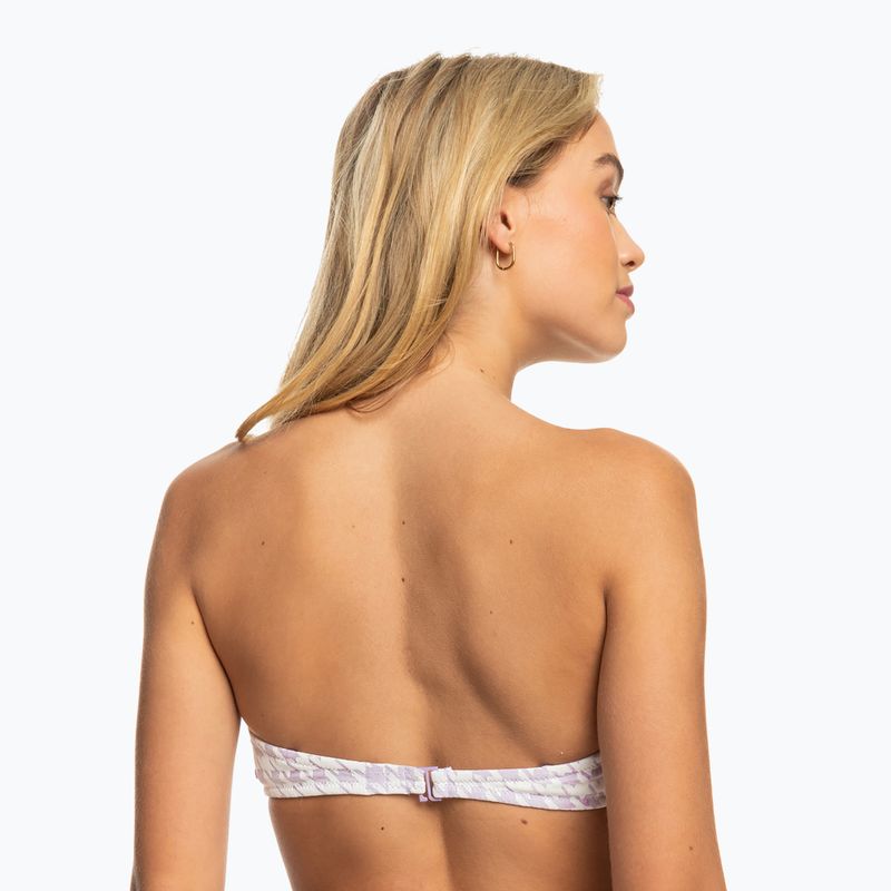 Vrchný diel plaviek ROXY Check It Bandeau 2021 purple rose 7
