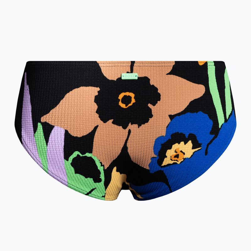 Spodný diel plaviek ROXY Color Jam 2021 anthracite flower jammin 2