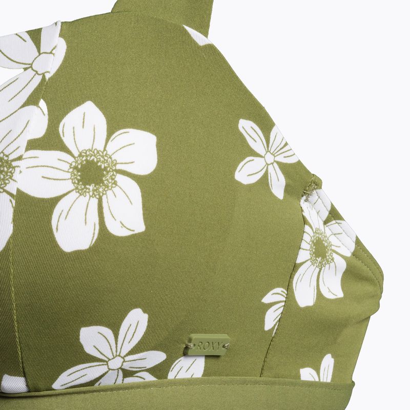 Vrchný diel plaviek ROXY Retro D-Cup 2021 loden green surfrider spirit s 3
