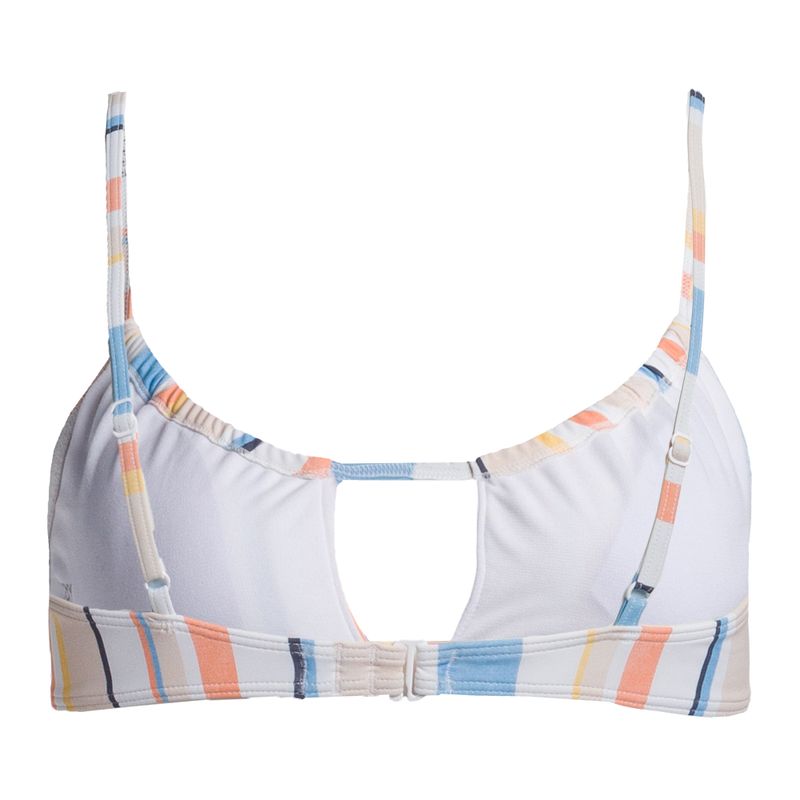 Vrchný diel plaviek ROXY Beach Classics Bralette 2021 peach whip sand stripper 2