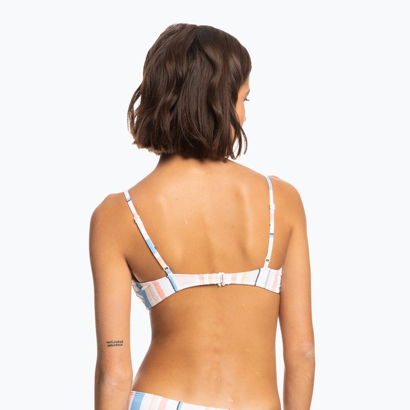 Vrchný diel plaviek ROXY Beach Classics Bralette 2021 peach whip sand stripper 5