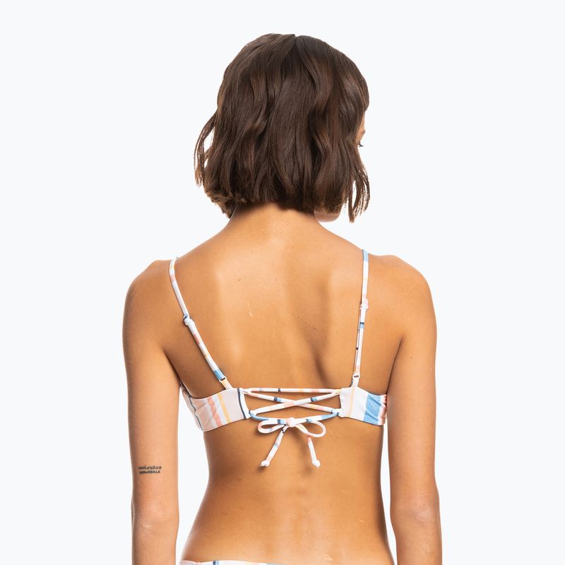Vrchný diel plaviek ROXY Beach Classics Strappy Bra 2021 peach whip sand stripper 6
