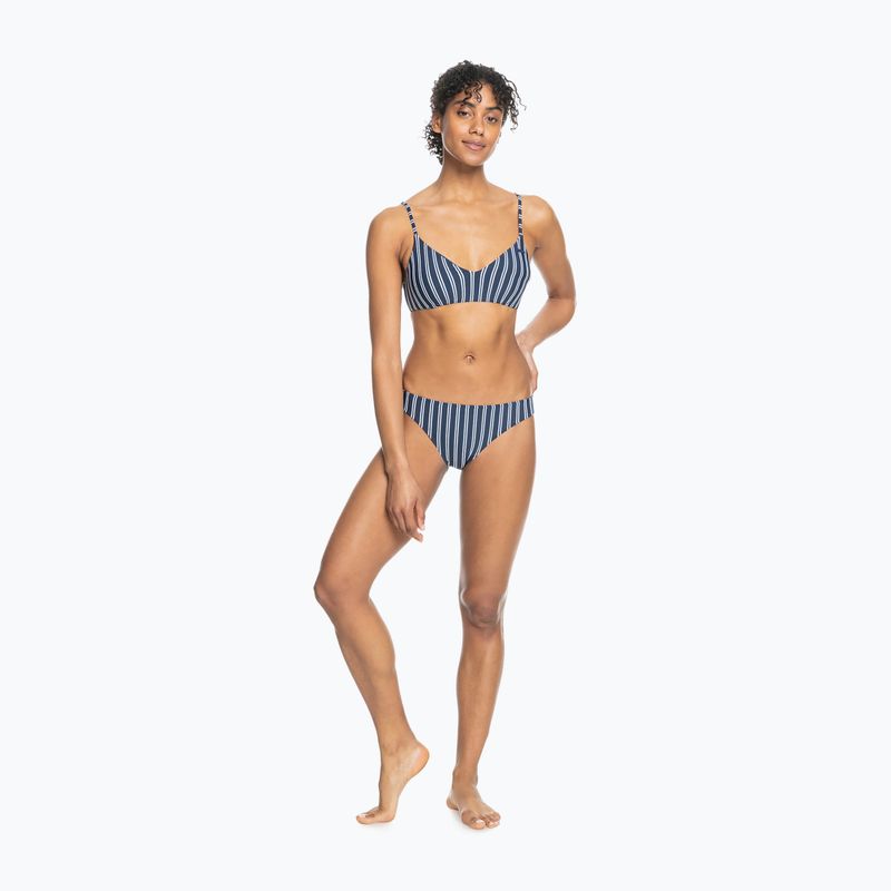 Spodný diel plaviek ROXY Into The Sun 2021 mood indigo novela stripe vert 3