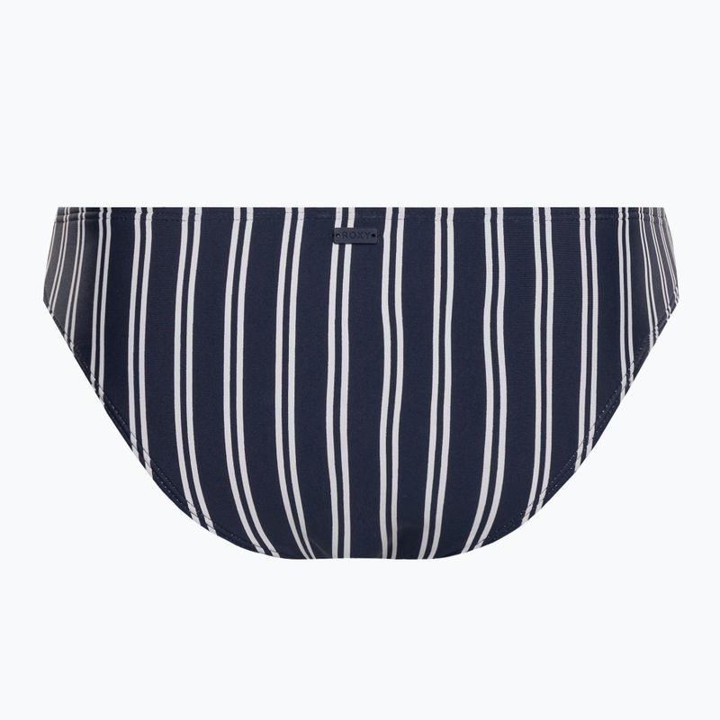 Spodný diel plaviek ROXY Into The Sun Moderate 2021 mood indigo novela stripe vert 2