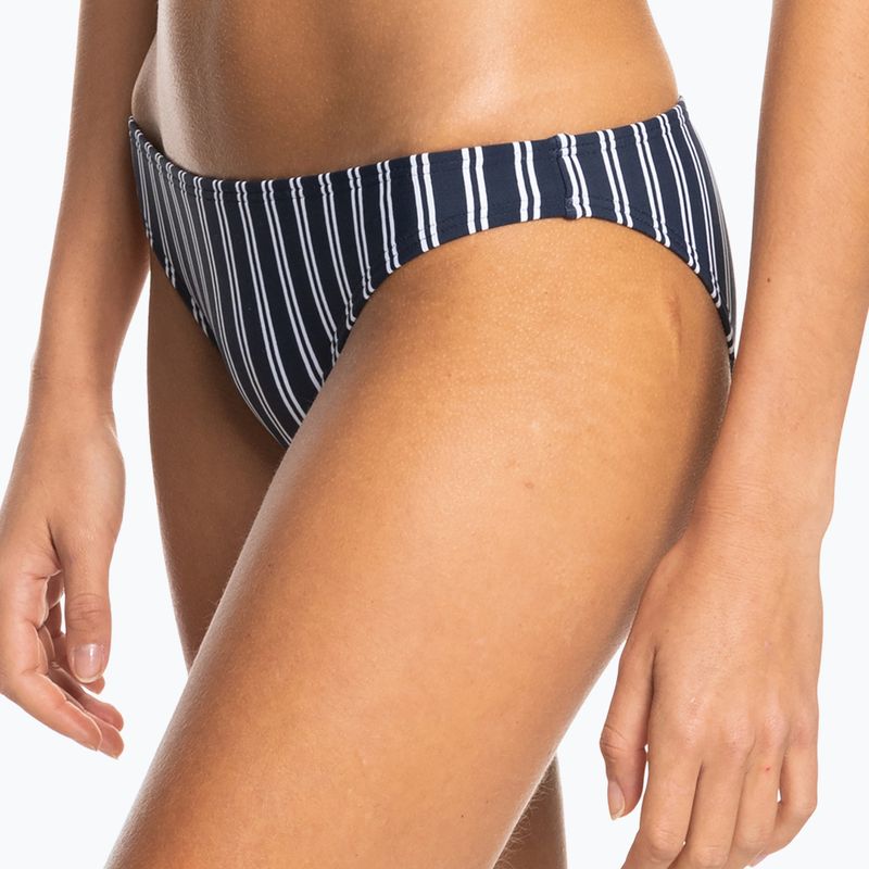 Spodný diel plaviek ROXY Into The Sun Moderate 2021 mood indigo novela stripe vert 6