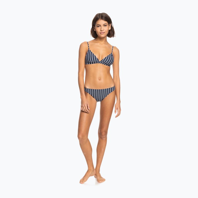 Spodný diel plaviek ROXY Into The Sun Moderate 2021 mood indigo novela stripe vert 5