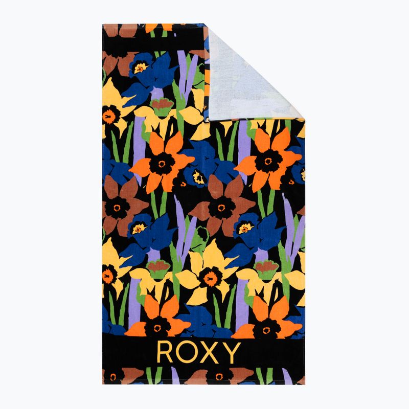 Uterák ROXY Cold Water Printed 2021 anthracite flower jammin