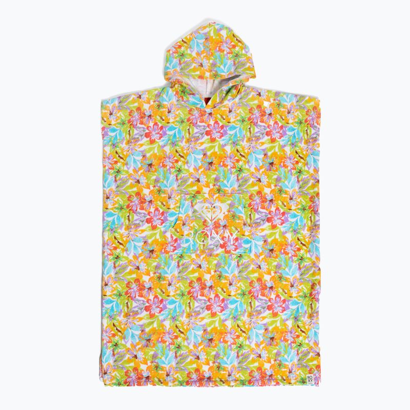 Dámske pončá ROXY Stay Magical Printed 2021 snow white pualani combo