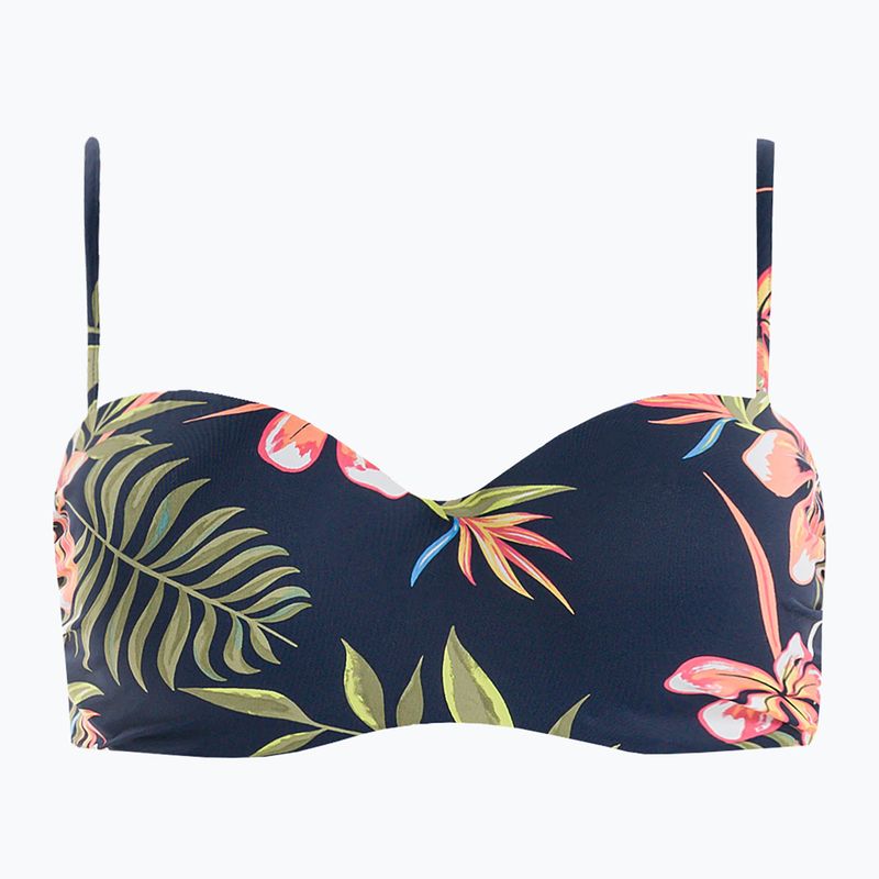 Vrchný diel plaviek ROXY Into The Sun Mold Bandeau 2021 mood indigo tropical depht