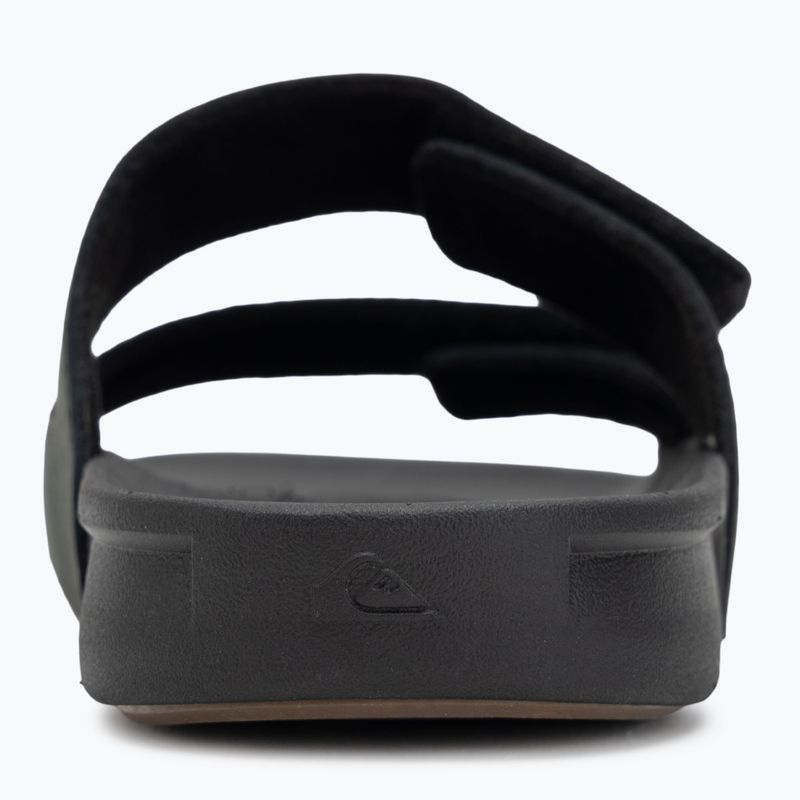 Pánske šľapky Quiksilver Rivi Leather Double Adjust black 1 6
