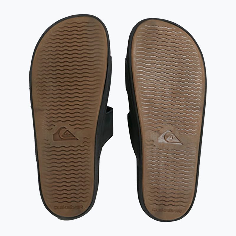 Pánske šľapky Quiksilver Rivi Leather Double Adjust black 1 3