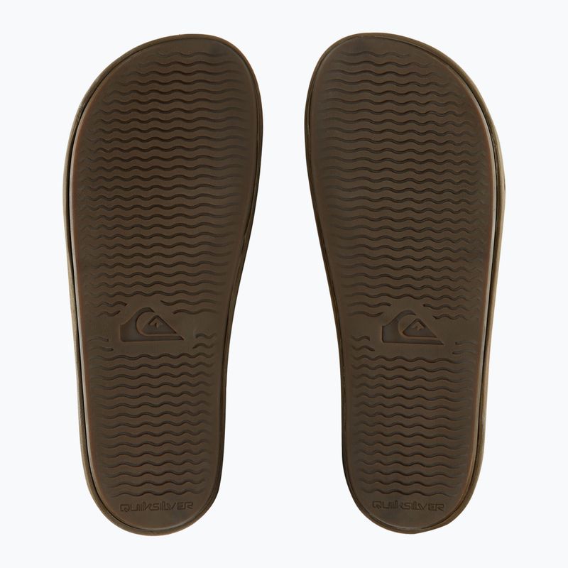 Pánske šľapky Quiksilver Rivi Leather Double Adjust tan 1 3