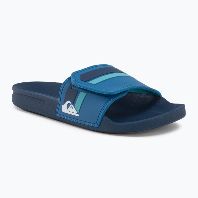 Pánske žabky Quiksilver Rivi Slide Adjust blue/blue/green