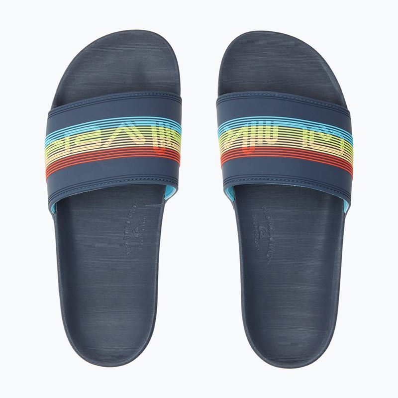 Pánske žabky Quiksilver Rivi Wordmark Slide blue 12